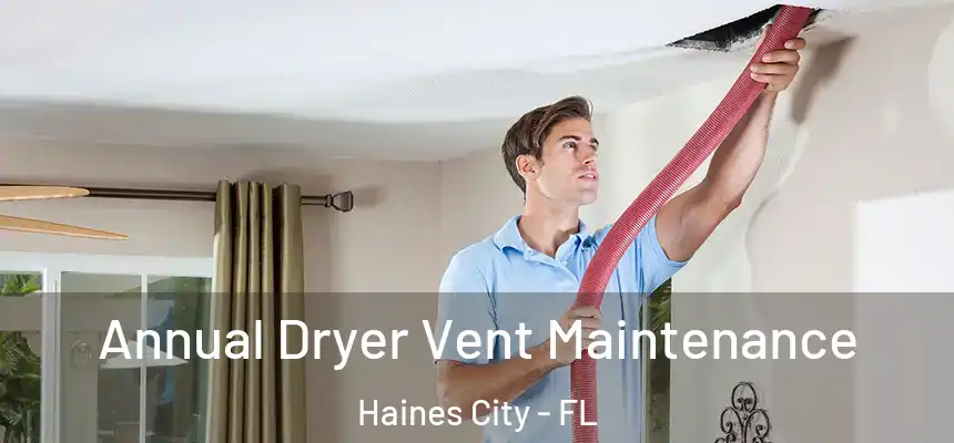 Annual Dryer Vent Maintenance Haines City - FL