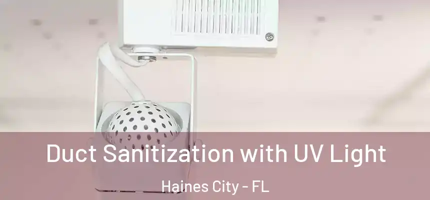 Duct Sanitization with UV Light Haines City - FL